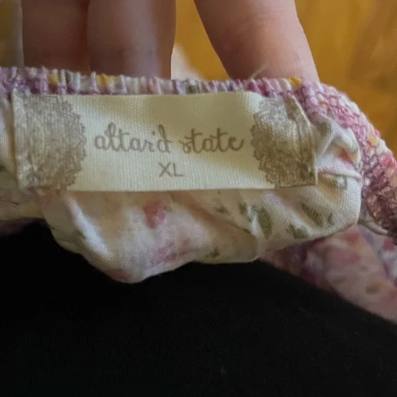 Altar’d State Smocked Pink Floral Dress - Picture 5 of 6